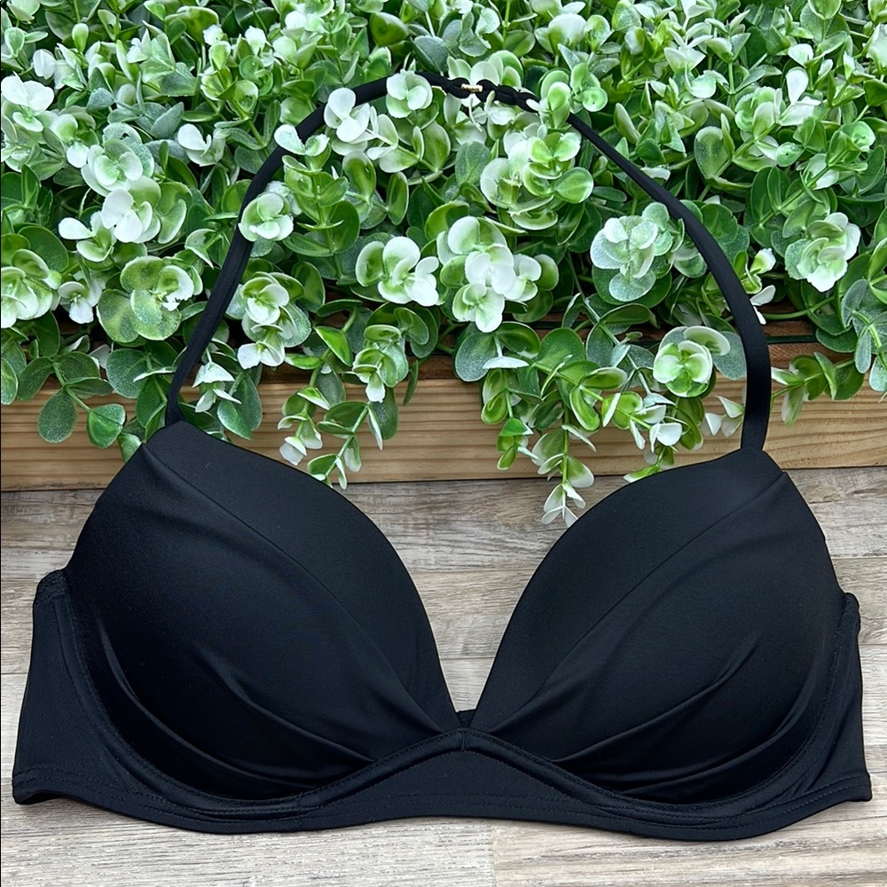Victoria’s Secret Black Bra Bikini Top 34C NEW